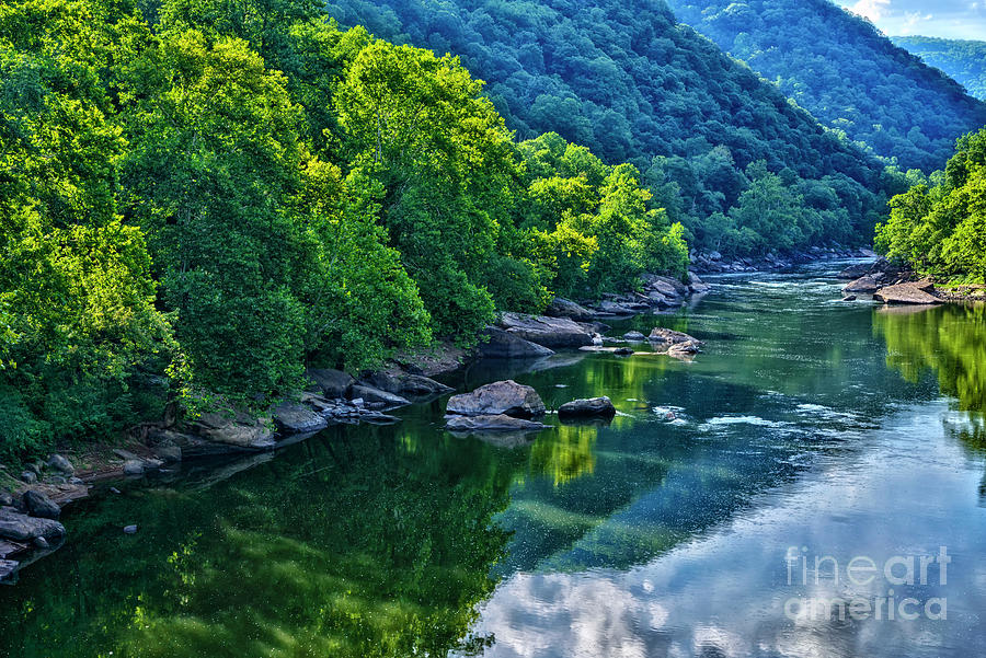 Morning Light In New River Gorge Photograph