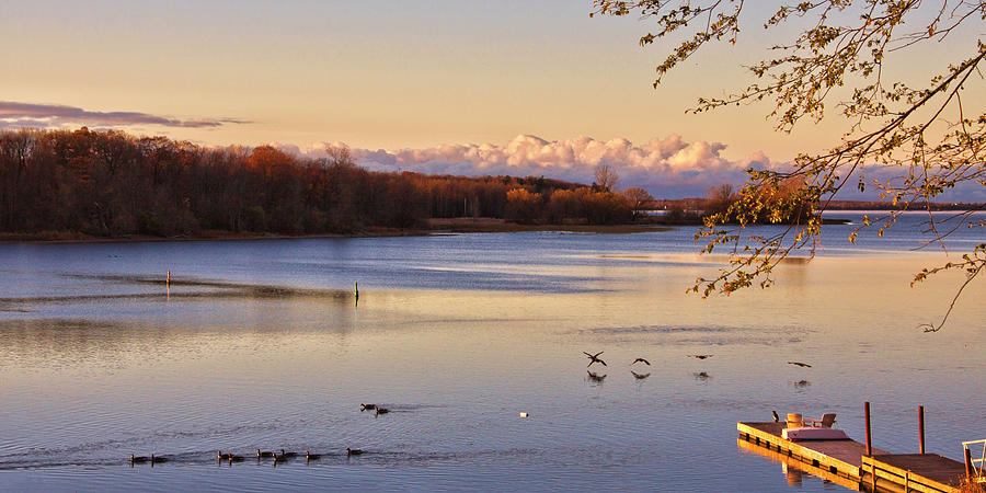 Morning light on Lake Ontario Photograph by Tatiana Travelways
