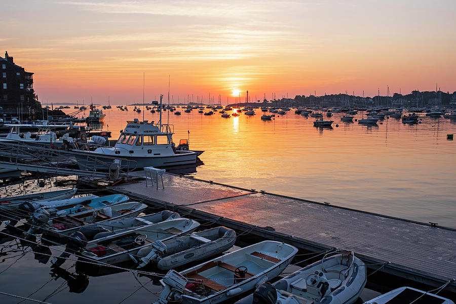 Morning Light on Marblehead Harbor Marblehead Massachusetts Photograph by Toby McGuire