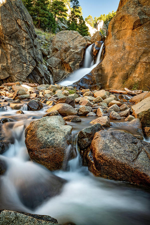 Morning Majesty At Boulder Falls Photograph by Gregory Ballos