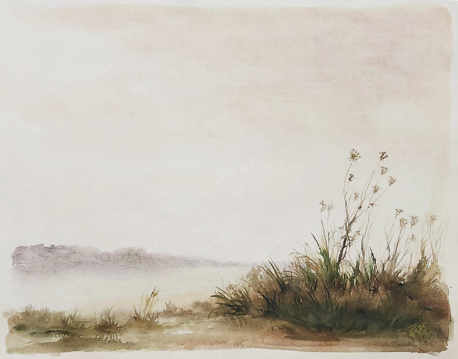 Morning mist 1 Painting by Irek Szelag