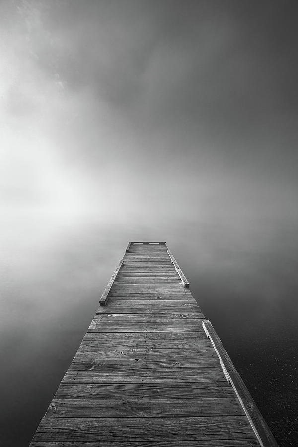 Morning Mist In Black And White Photograph by Jordan Hill