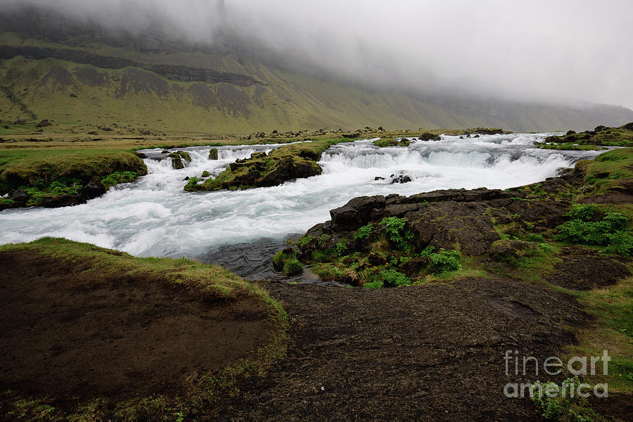 Morning Mist on the Southcoast of Iceland Photograph by Eva Lechner