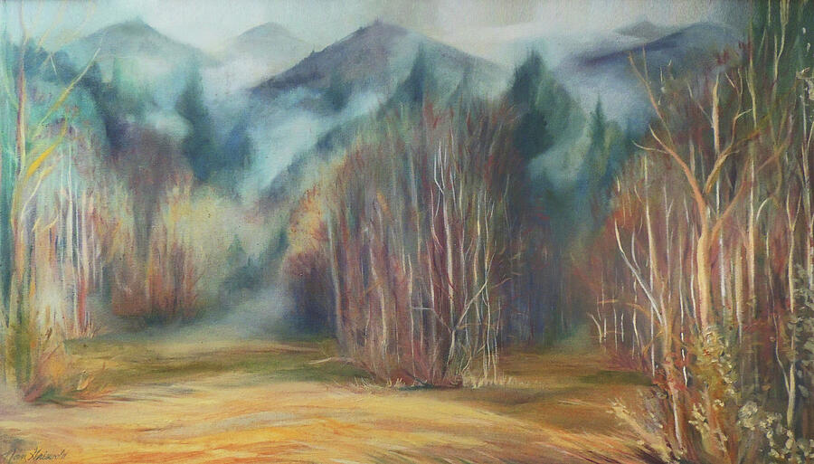 Morning Misty Mountains Photograph by Nancy Griswold