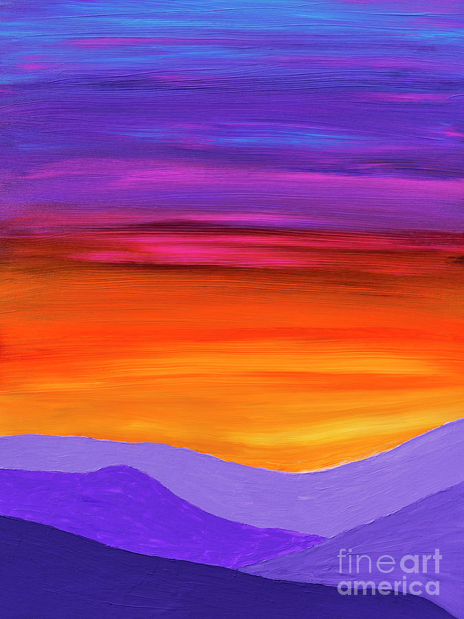 Morning Moving over the Hills #4 Painting by Thomas R Fletcher