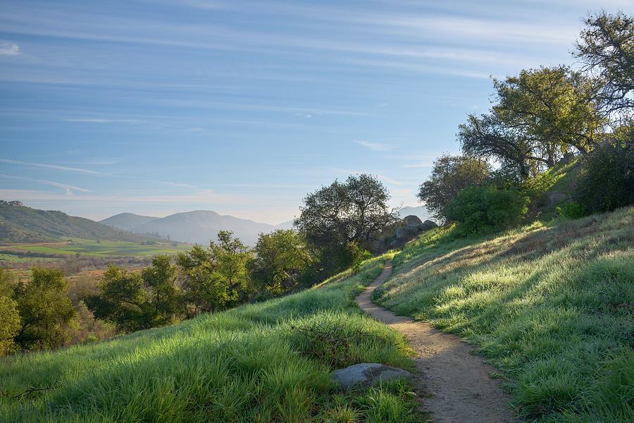 Morning on Highland Valley Trail, Rancho Bernardo Photograph by Alexander Kunz