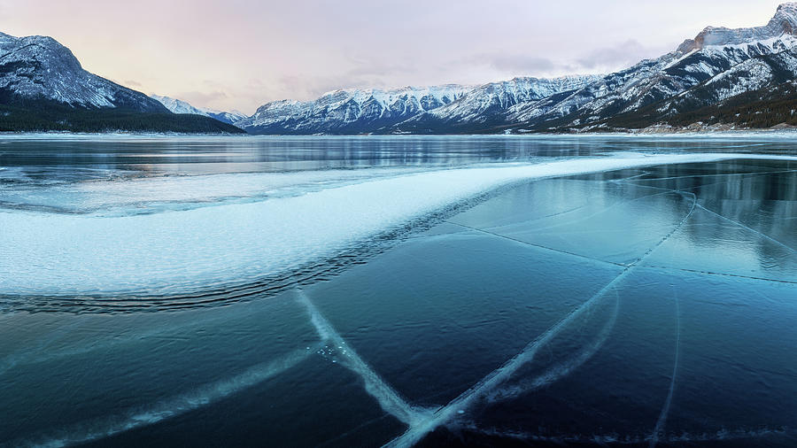Morning on Ice in Canada Photograph by Alex Mironyuk