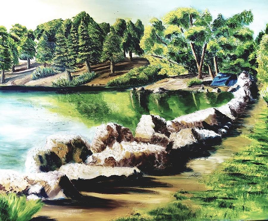 Morning on the Cove Painting by Joseph Eisenhart
