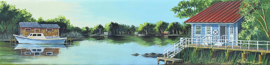 Morning on the Creek Painting by Donald Presnell