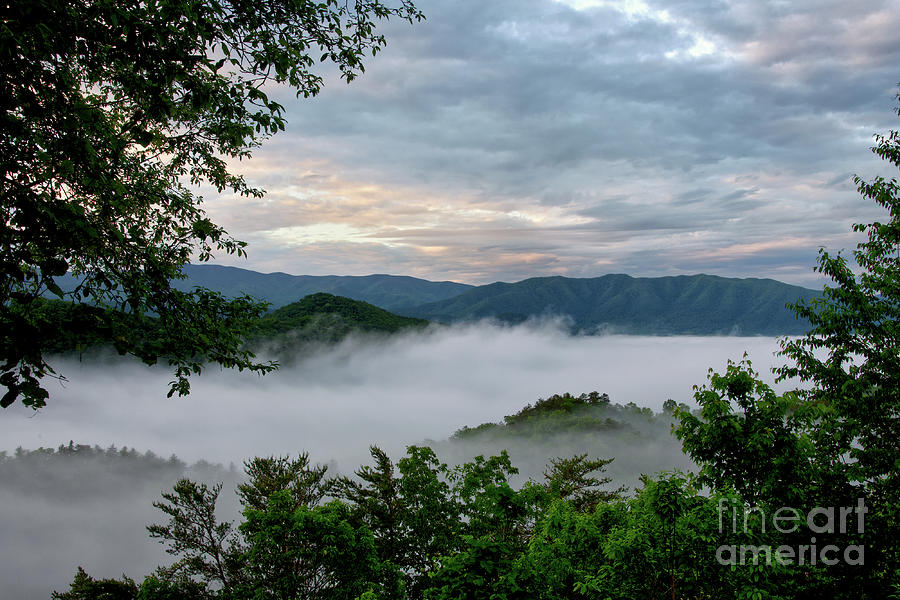 Morning on the Foothills Parkway 1 Photograph by Phil Perkins