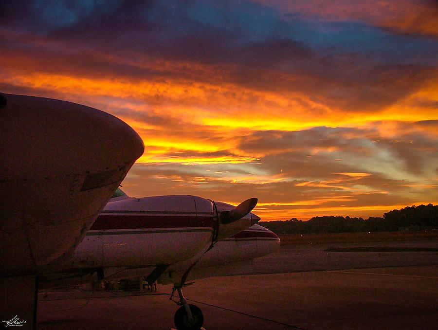 Aircraft Photograph - Morning On The Ramp by Phil And Karen Rispin