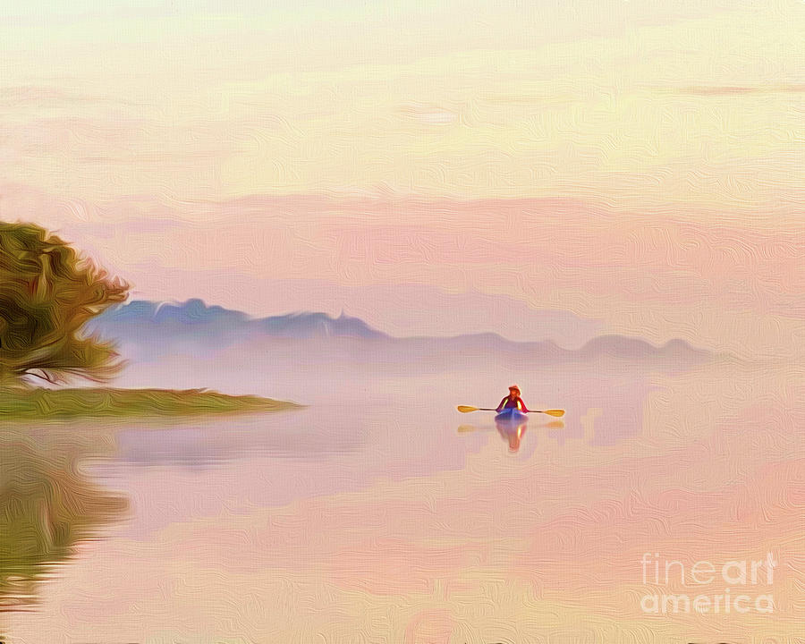 Morning Paddle Chippewa Lake Photograph