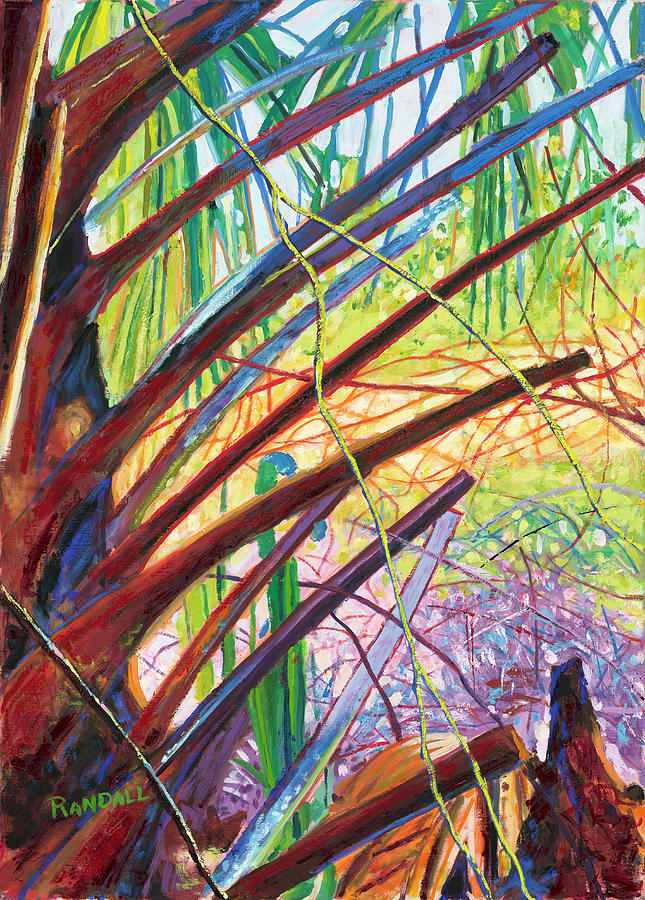 Morning Palm Painting by David Randall
