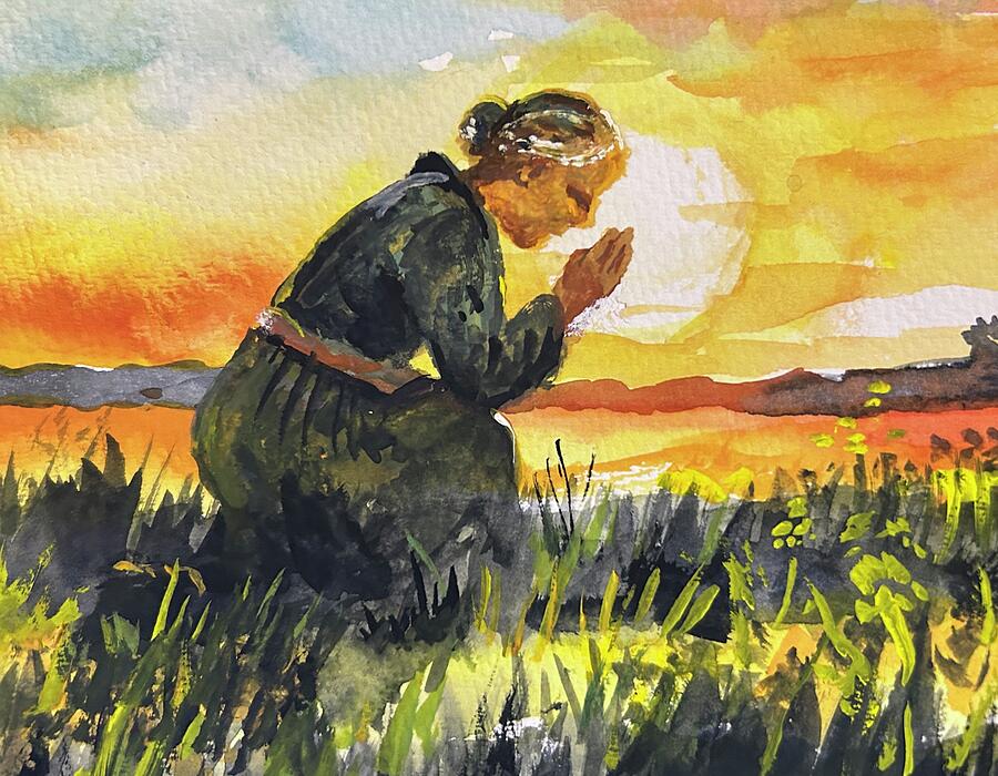 Morning Prayer Painting by Larry Whitler Morning Prayer Painting by Larry Whitler