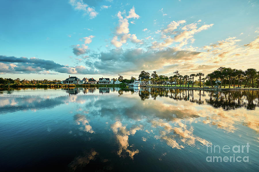 Bayou Photograph - Morning Reflections by Scott Edwards