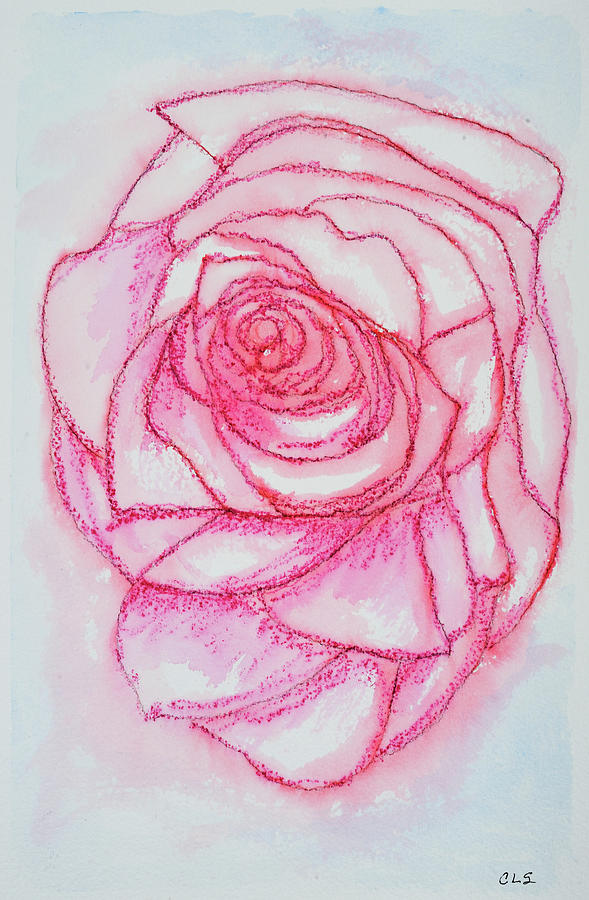 Morning Rose Painting by Cynthia Schoeppel