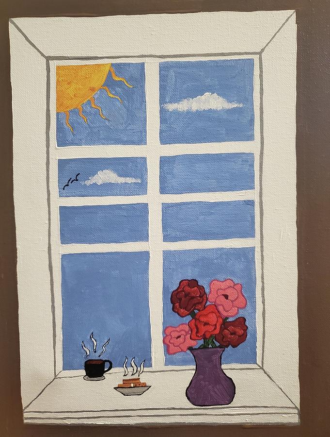 Rose Painting - Morning Scenes by Ashontay Simms