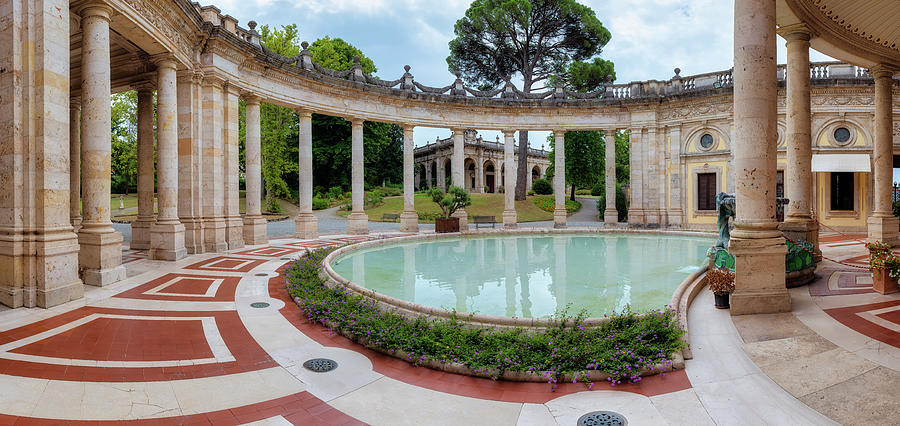 Morning Serenity at Terme Tettuccio in Montecatini Terme Photograph by Benoit Bruchez Morning Serenity at Terme Tettuccio in Montecatini Terme Photograph by Benoit Bruchez