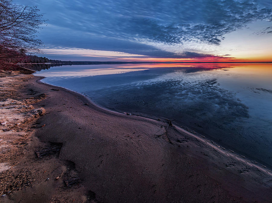 Morning shore Photograph by Joe Holley