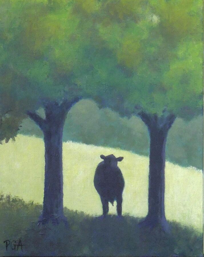 Morning Silhouette Painting by Phyllis Andrews