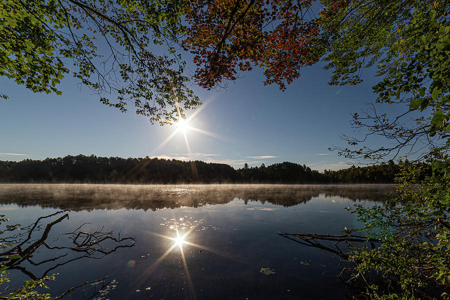 Morning Sun at Spectacle Pond Photograph by Tim Kirchoff