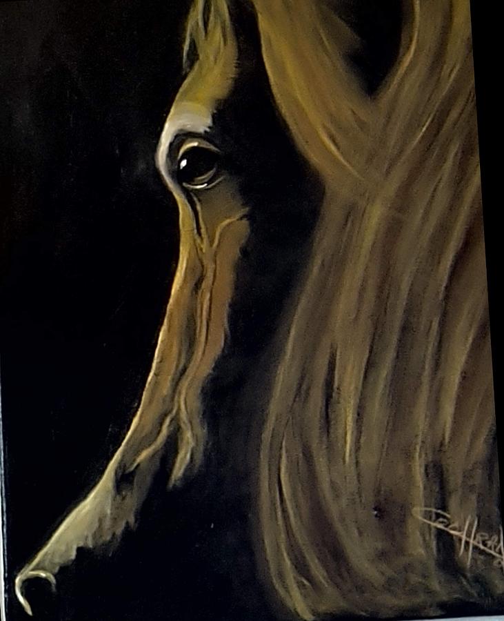 Horse Painting - Morning Sun by Diana Cochran Horse Painting - Morning Sun by Diana Cochran