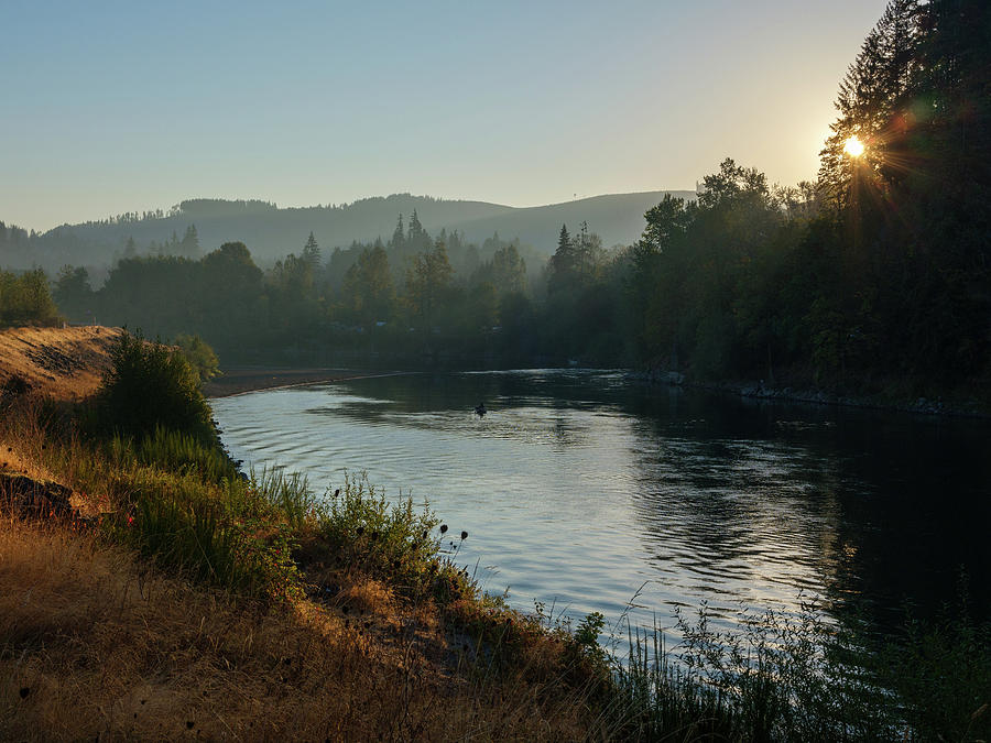 Washington State Photograph - Morning Sun Rays In Washington by Doug Ash
