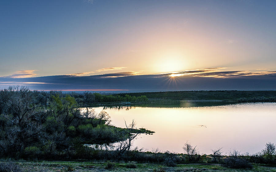 Morning Sunrise at Dixon Reservoir Photograph by Monte Stevens