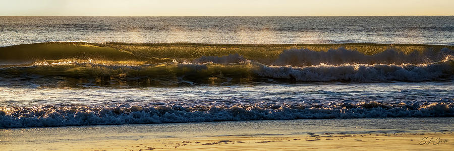 Morning Surf Photograph by Steven Sparks