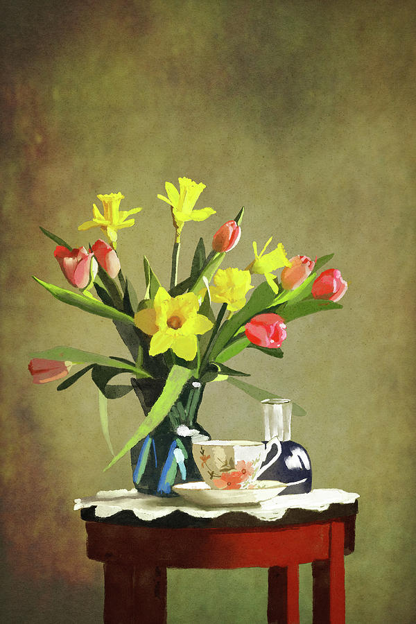 Morning Tea Digital Art by Roberta Murray