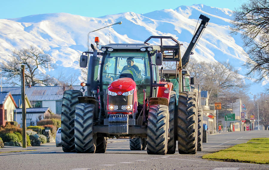 Morning traffic in South Island ,New Zealand  Photograph by Pla Gallery