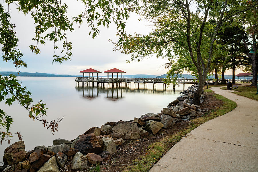 Morning Tranquility At Lake Dardanelle Photograph
