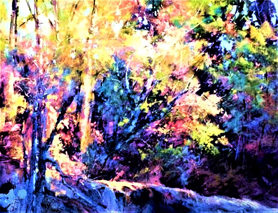 Morning Trees Painting by Joseph Barani Morning Trees Painting by Joseph Barani