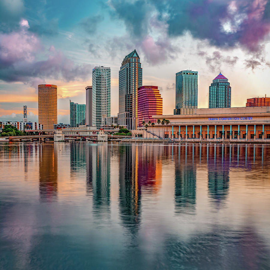 Morning View of Tampa Bay Florida Photograph by Gregory Ballos | Pixels