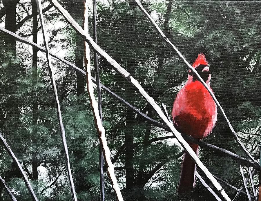 Morning Visitor Painting by Boots Quimby