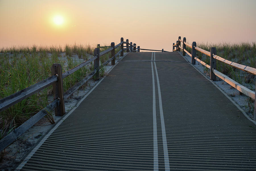 Morning Walk to the Beach Photograph by Matthew DeGrushe