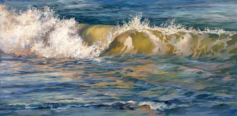 Morning Painting - Morning Wave by Laurie Snow Hein