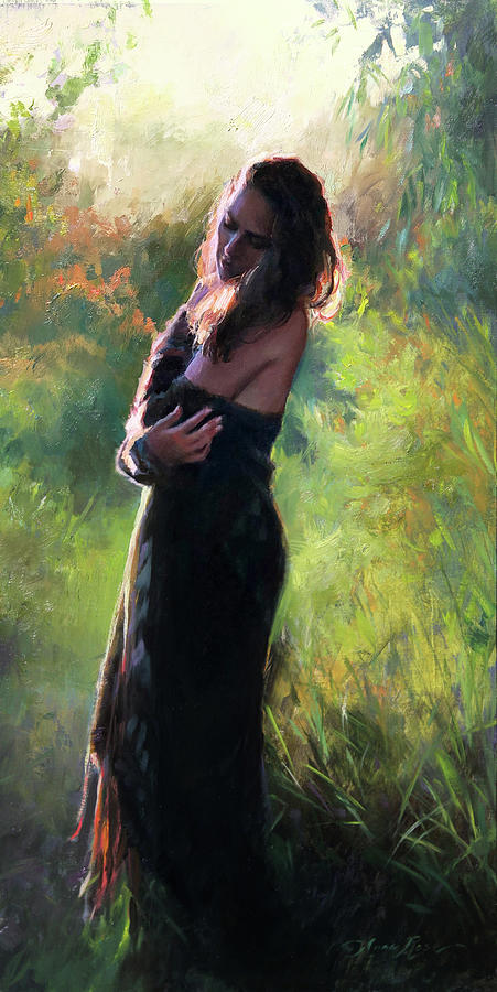 Landscape Painting - Mornings Embrace by Anna Rose Bain
