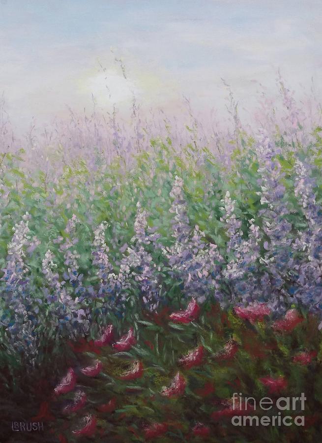 Mornings Glory - SOLD prints available Pastel by Lisa Bliss Rush