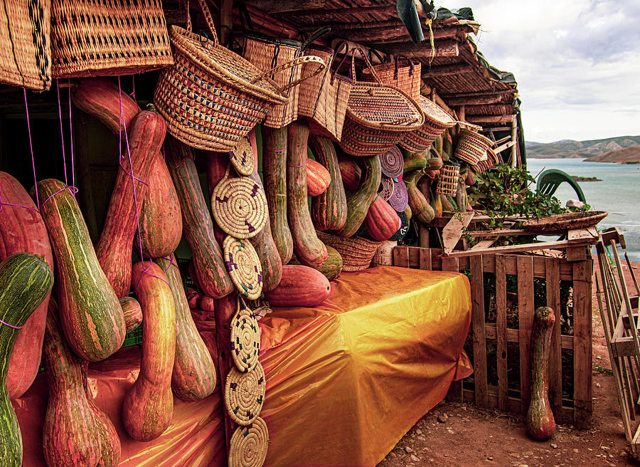 Moroccan Gourds Photograph by Edward Shmunes
