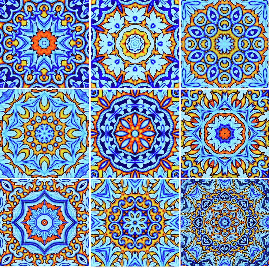 Moroccan tile work Digital Art by Lilia D - Fine Art America