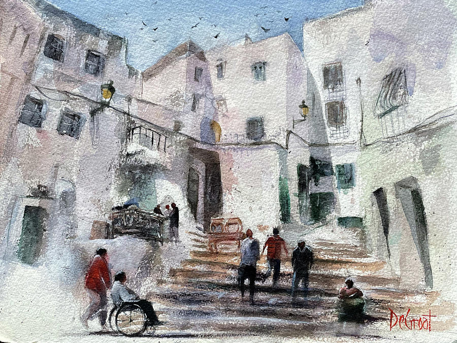 Morocco Painting by Gregory DeGroat