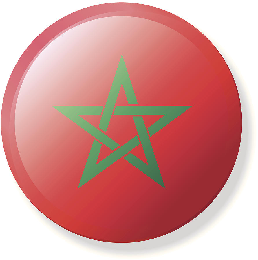 Morocco Lapel Flag *REQUEST* Drawing by Colonel
