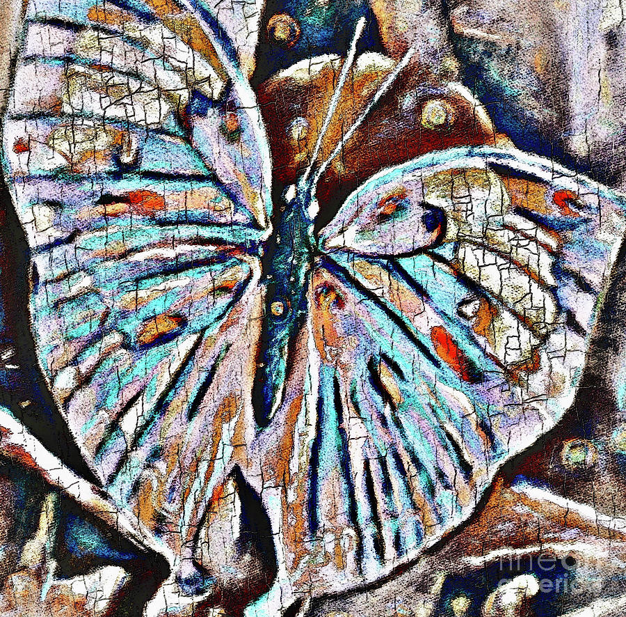 Morpho Butterfly Digital Art