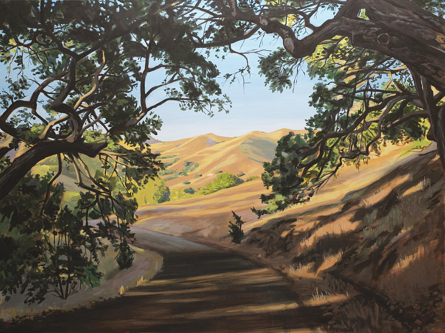 Edna Valley Painting - Morretti Canyon Rd, Edna Valley by Gisele D Thompson