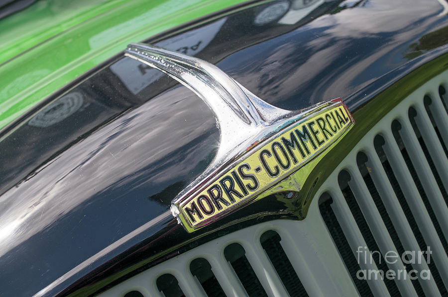 Morris Commercial badge Photograph by Bryan Attewell