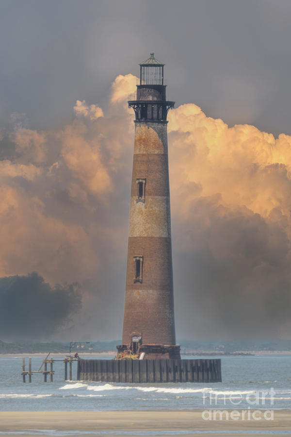 Morris Island Lighthouse - Charleston - South Carolina - Edge of America Photograph by Dale Powell