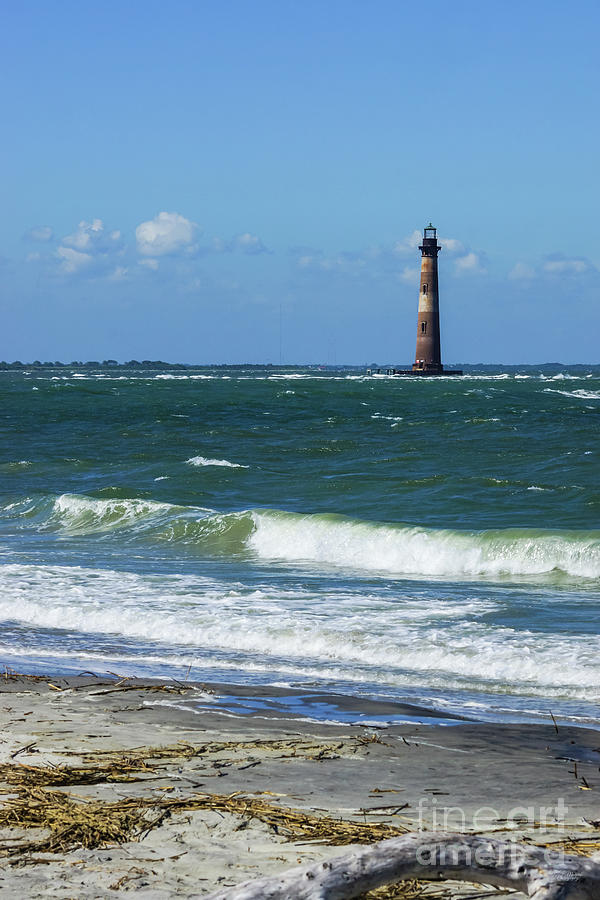 Morris Lighthouse And Ocean Waves Photograph by Jennifer White