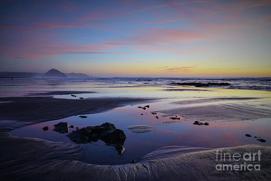 Sunset Photograph - Morro Bay 1397 by Linda Dron Photography
