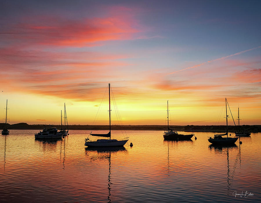 Morro Bay Sunset Photograph by Joan Baker